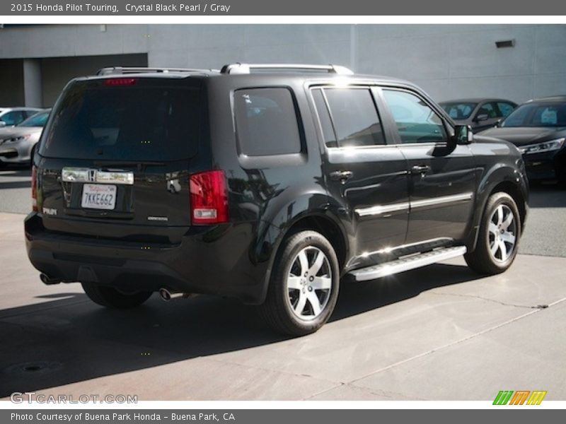 Crystal Black Pearl / Gray 2015 Honda Pilot Touring