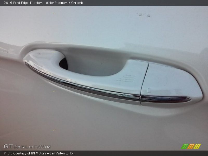 White Platinum / Ceramic 2016 Ford Edge Titanium