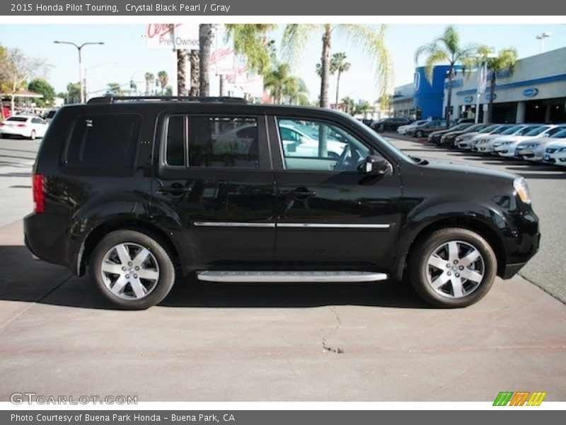 Crystal Black Pearl / Gray 2015 Honda Pilot Touring