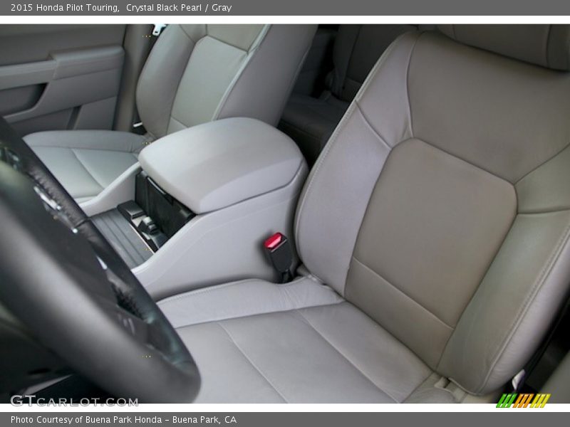Crystal Black Pearl / Gray 2015 Honda Pilot Touring