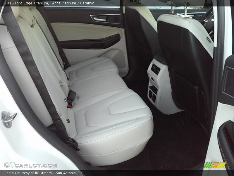 Rear Seat of 2016 Edge Titanium