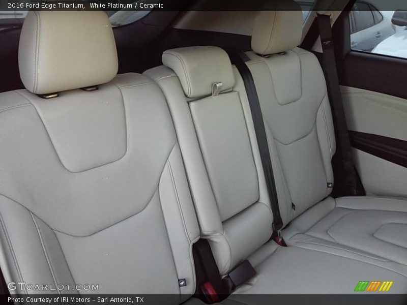 White Platinum / Ceramic 2016 Ford Edge Titanium