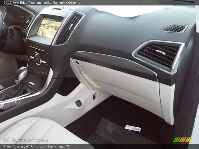 White Platinum / Ceramic 2016 Ford Edge Titanium