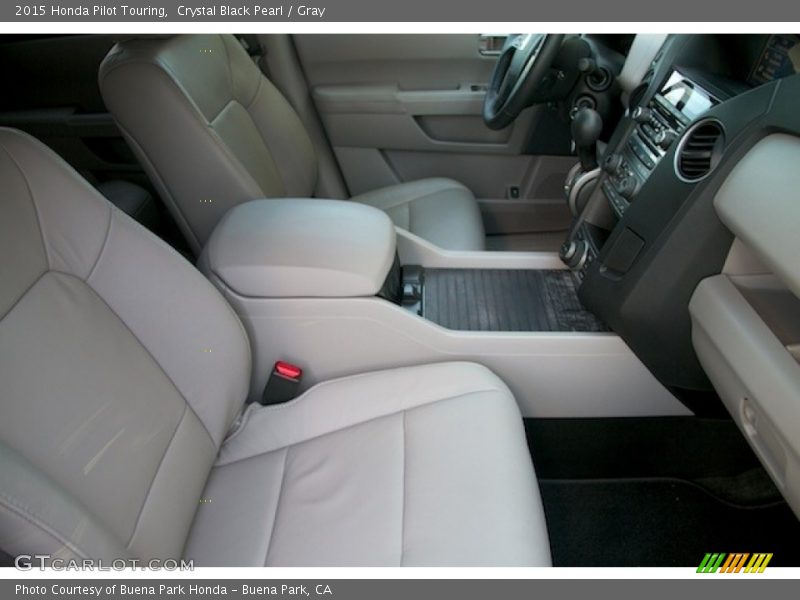 Crystal Black Pearl / Gray 2015 Honda Pilot Touring