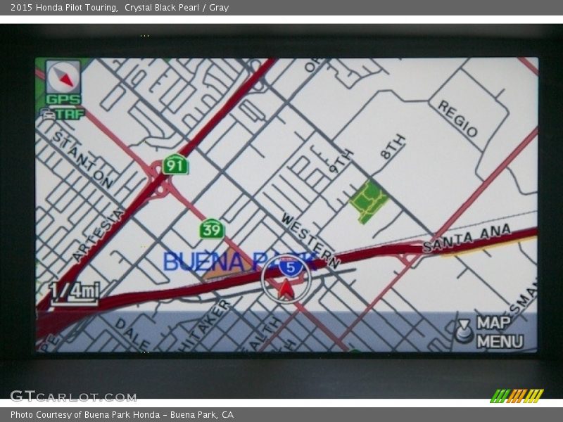 Crystal Black Pearl / Gray 2015 Honda Pilot Touring