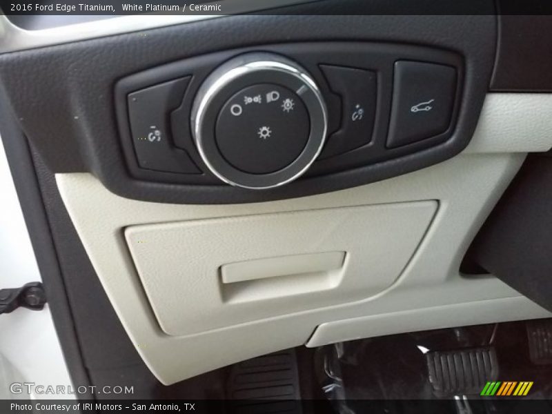 White Platinum / Ceramic 2016 Ford Edge Titanium