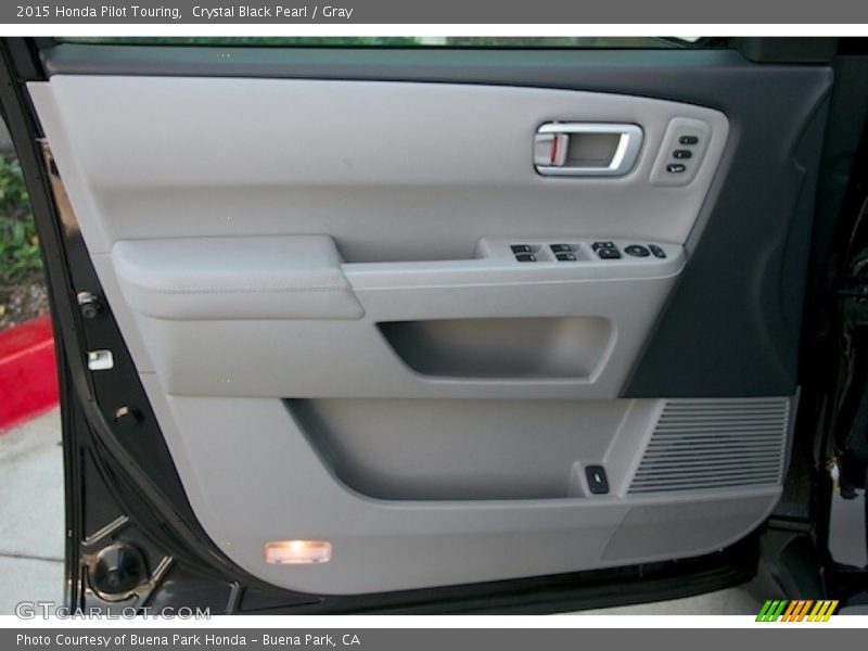 Crystal Black Pearl / Gray 2015 Honda Pilot Touring