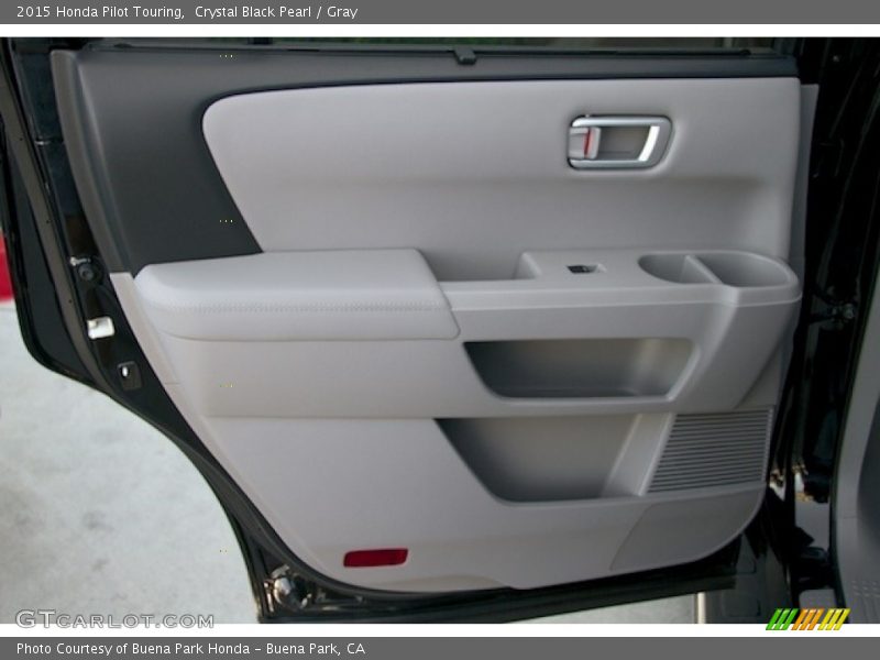 Crystal Black Pearl / Gray 2015 Honda Pilot Touring