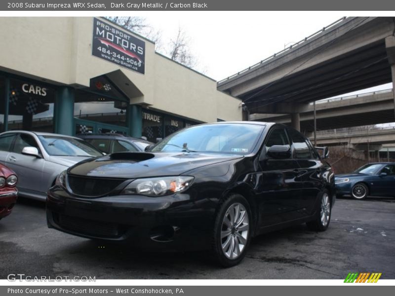Dark Gray Metallic / Carbon Black 2008 Subaru Impreza WRX Sedan