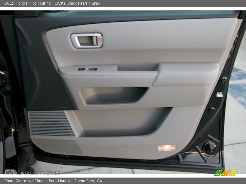 Crystal Black Pearl / Gray 2015 Honda Pilot Touring