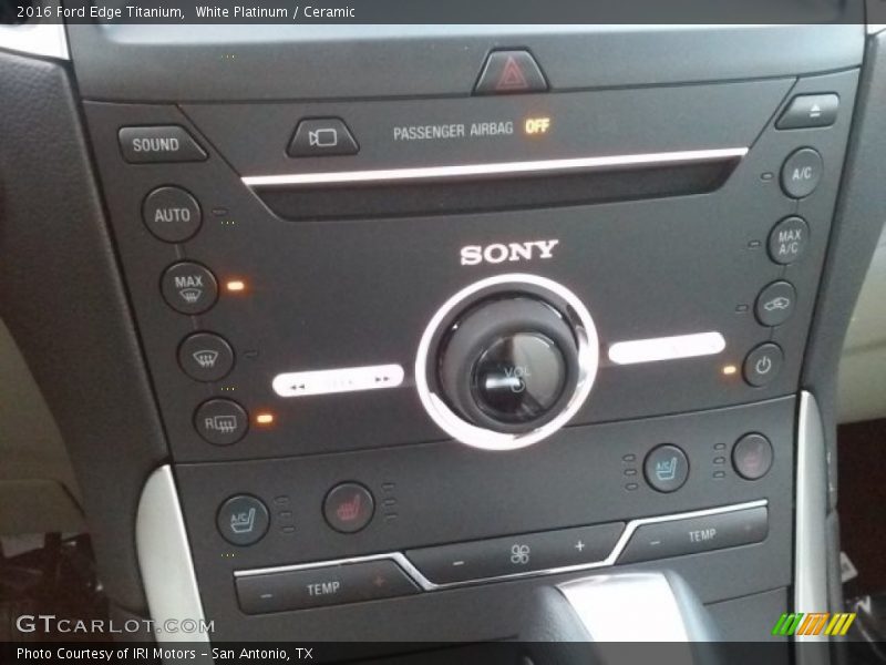 White Platinum / Ceramic 2016 Ford Edge Titanium