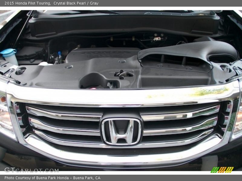 Crystal Black Pearl / Gray 2015 Honda Pilot Touring