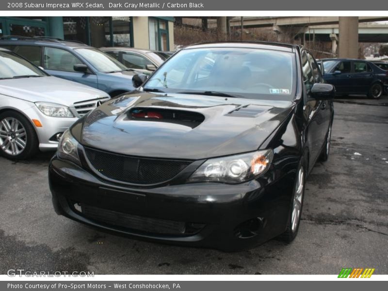 Dark Gray Metallic / Carbon Black 2008 Subaru Impreza WRX Sedan