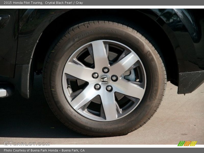 Crystal Black Pearl / Gray 2015 Honda Pilot Touring