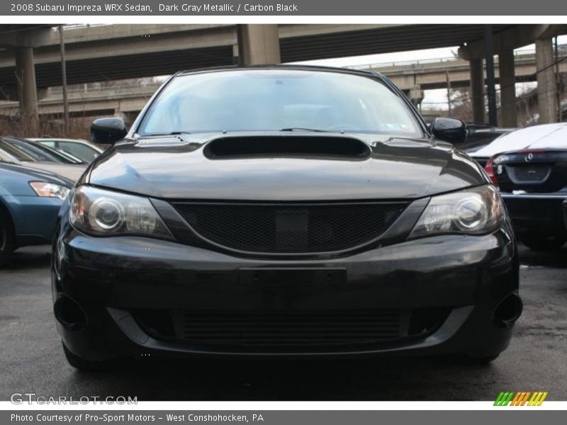 Dark Gray Metallic / Carbon Black 2008 Subaru Impreza WRX Sedan