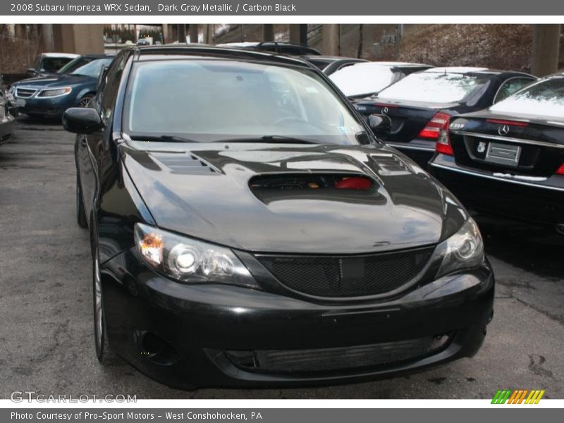 Dark Gray Metallic / Carbon Black 2008 Subaru Impreza WRX Sedan