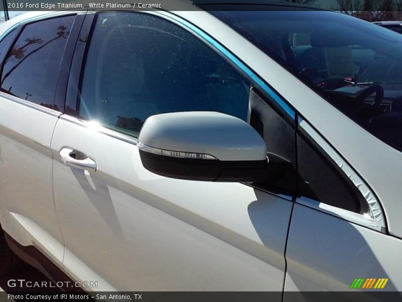 White Platinum / Ceramic 2016 Ford Edge Titanium