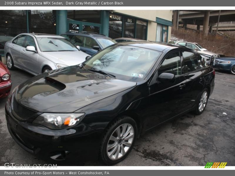 Dark Gray Metallic / Carbon Black 2008 Subaru Impreza WRX Sedan
