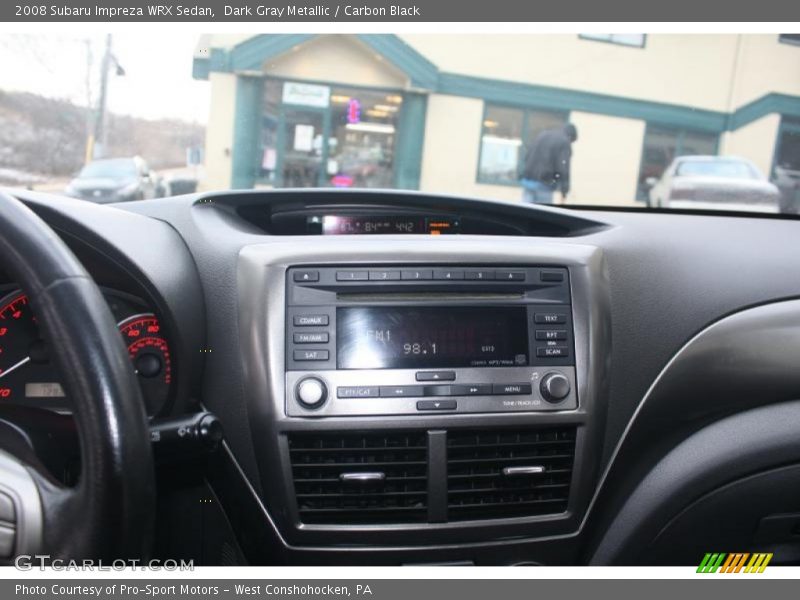 Dark Gray Metallic / Carbon Black 2008 Subaru Impreza WRX Sedan