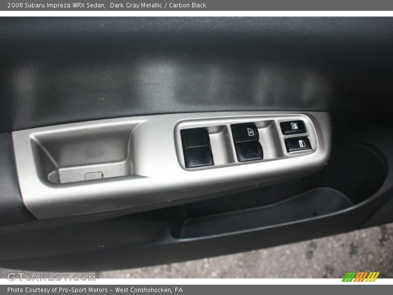 Dark Gray Metallic / Carbon Black 2008 Subaru Impreza WRX Sedan