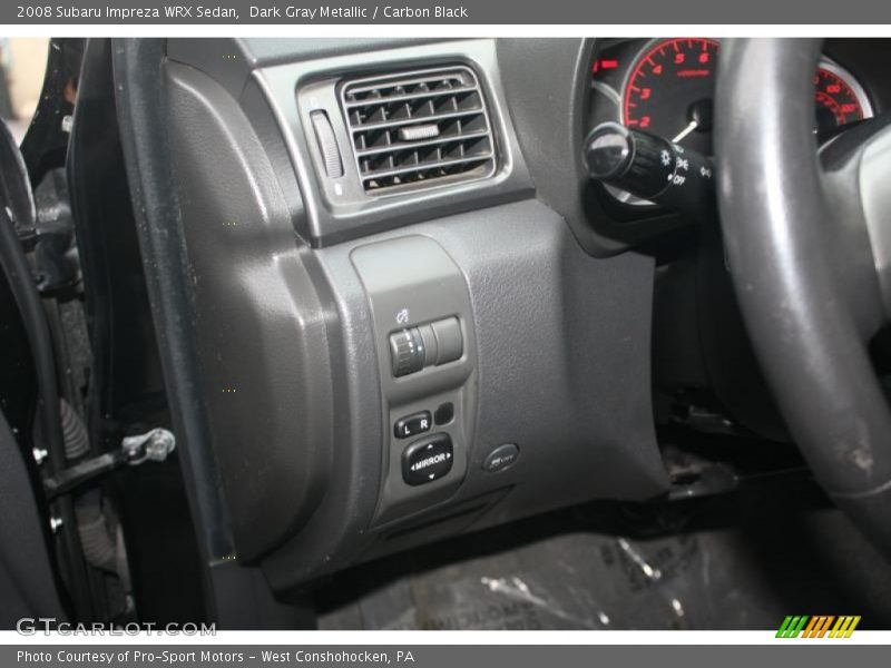 Dark Gray Metallic / Carbon Black 2008 Subaru Impreza WRX Sedan