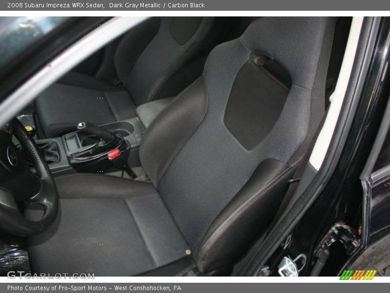Dark Gray Metallic / Carbon Black 2008 Subaru Impreza WRX Sedan