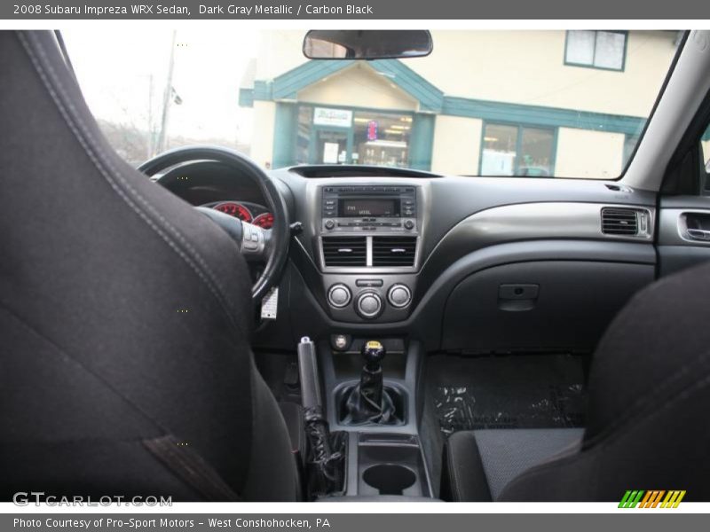 Dark Gray Metallic / Carbon Black 2008 Subaru Impreza WRX Sedan