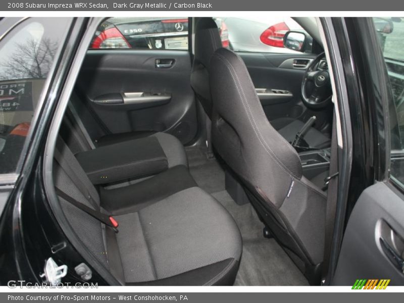 Dark Gray Metallic / Carbon Black 2008 Subaru Impreza WRX Sedan