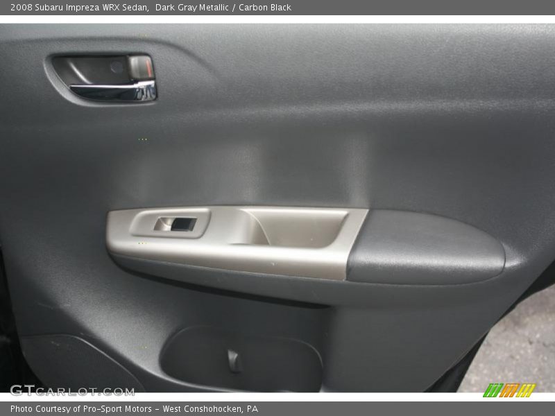 Dark Gray Metallic / Carbon Black 2008 Subaru Impreza WRX Sedan