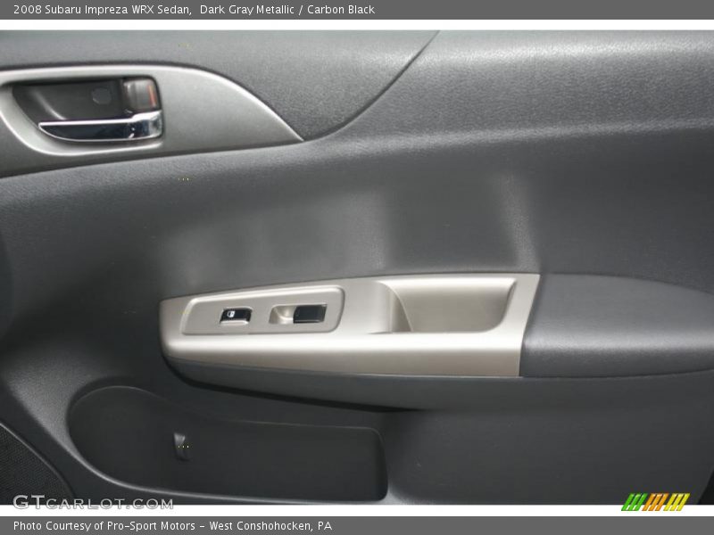Dark Gray Metallic / Carbon Black 2008 Subaru Impreza WRX Sedan
