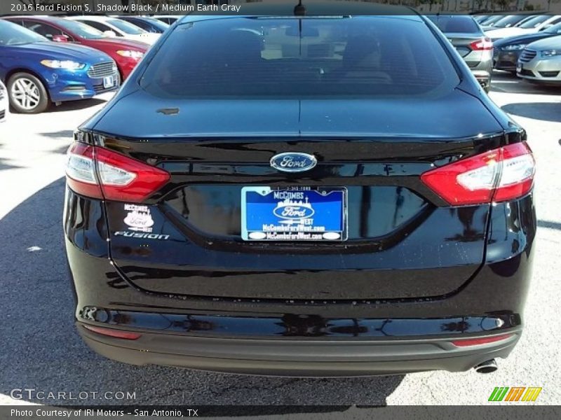Shadow Black / Medium Earth Gray 2016 Ford Fusion S