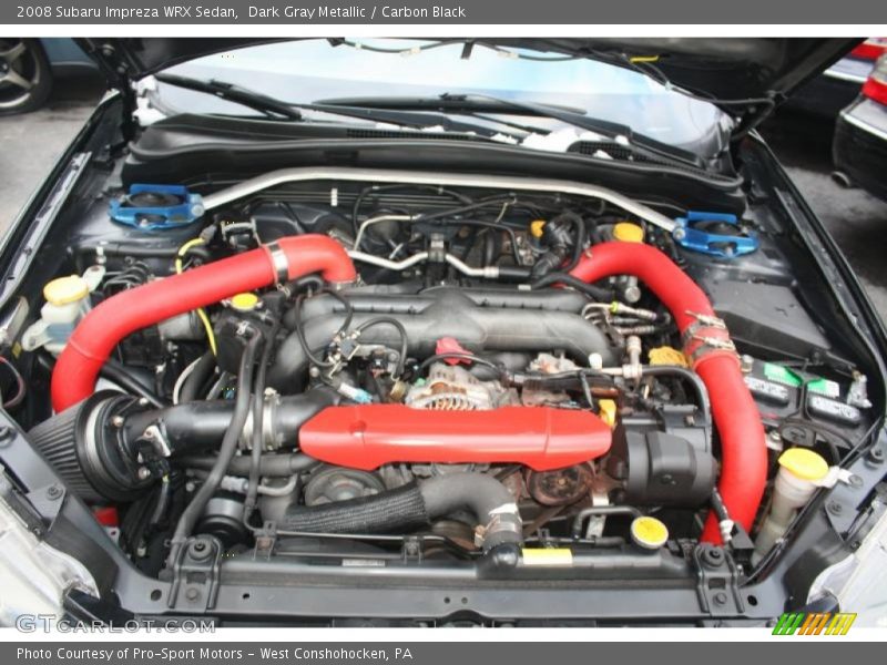 Dark Gray Metallic / Carbon Black 2008 Subaru Impreza WRX Sedan