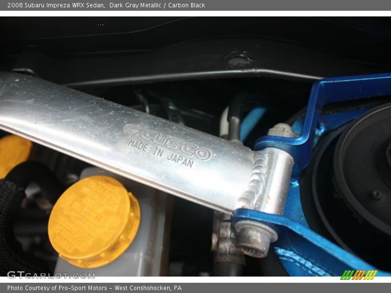 Dark Gray Metallic / Carbon Black 2008 Subaru Impreza WRX Sedan