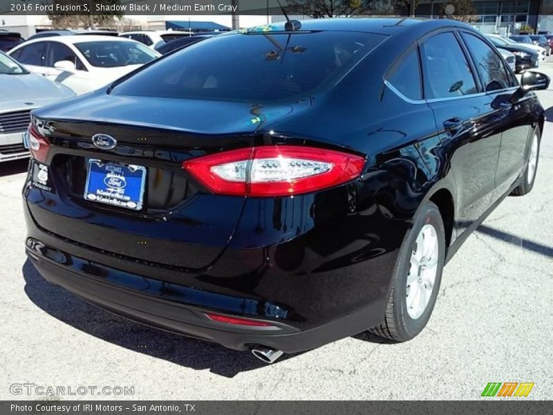 Shadow Black / Medium Earth Gray 2016 Ford Fusion S