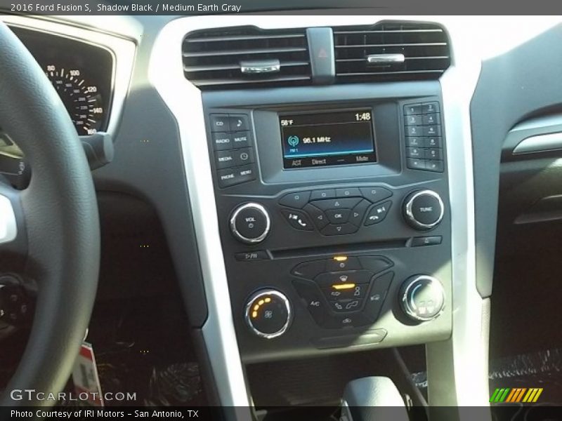 Shadow Black / Medium Earth Gray 2016 Ford Fusion S