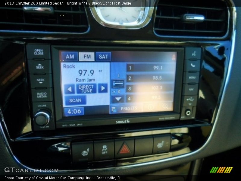 Bright White / Black/Light Frost Beige 2013 Chrysler 200 Limited Sedan