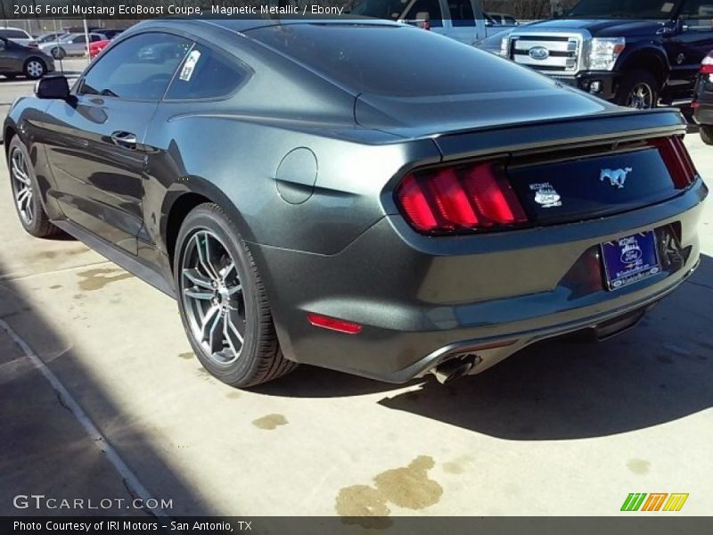 Magnetic Metallic / Ebony 2016 Ford Mustang EcoBoost Coupe