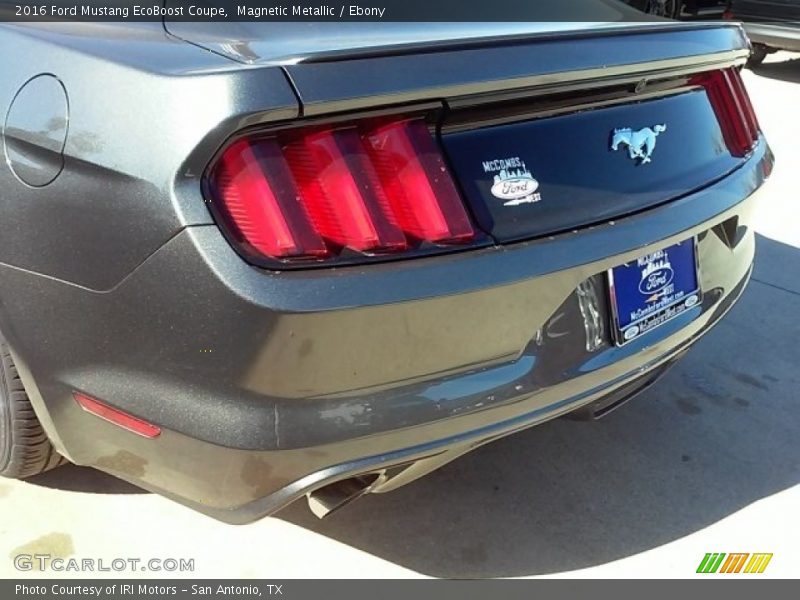 Magnetic Metallic / Ebony 2016 Ford Mustang EcoBoost Coupe