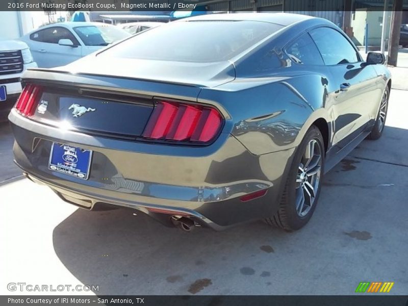 Magnetic Metallic / Ebony 2016 Ford Mustang EcoBoost Coupe