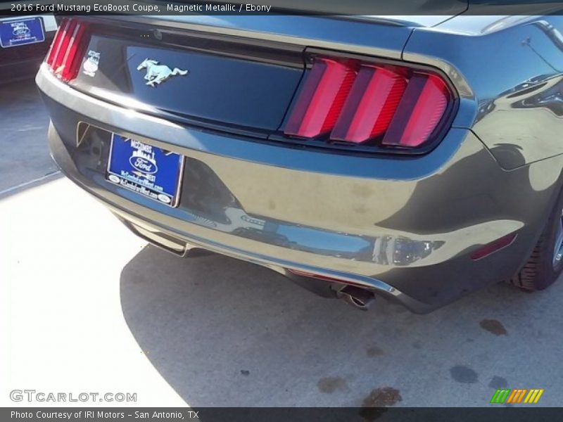Magnetic Metallic / Ebony 2016 Ford Mustang EcoBoost Coupe