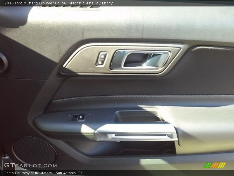 Magnetic Metallic / Ebony 2016 Ford Mustang EcoBoost Coupe