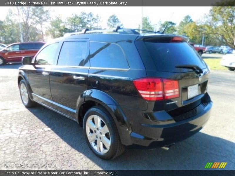Brilliant Black Crystal Pearl / Dark Slate Gray 2010 Dodge Journey R/T