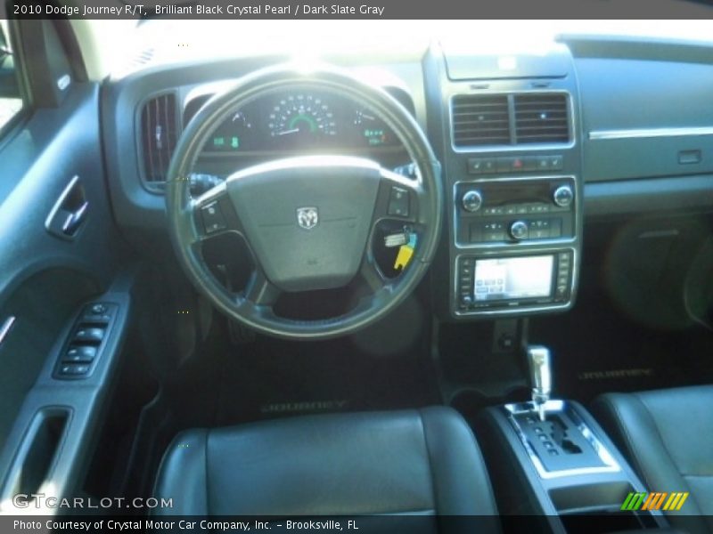 Brilliant Black Crystal Pearl / Dark Slate Gray 2010 Dodge Journey R/T