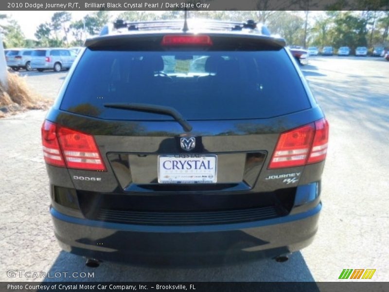 Brilliant Black Crystal Pearl / Dark Slate Gray 2010 Dodge Journey R/T