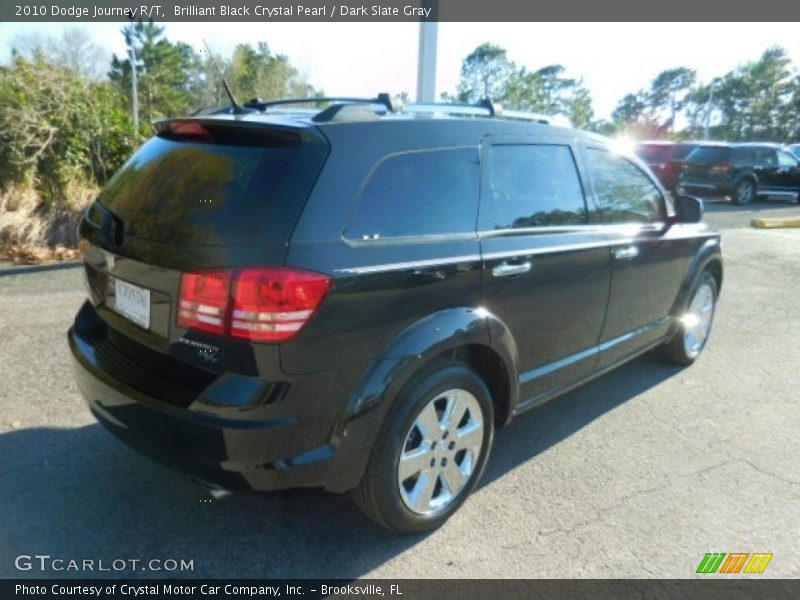 Brilliant Black Crystal Pearl / Dark Slate Gray 2010 Dodge Journey R/T