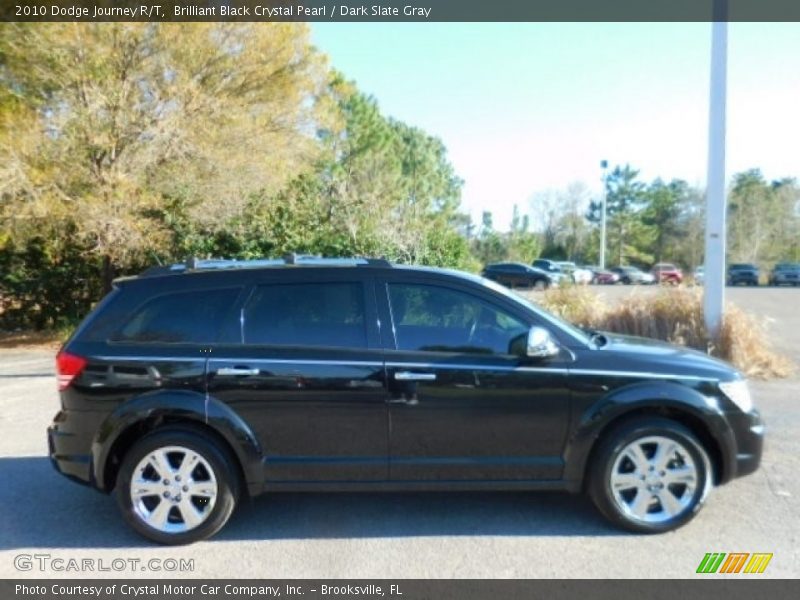 Brilliant Black Crystal Pearl / Dark Slate Gray 2010 Dodge Journey R/T