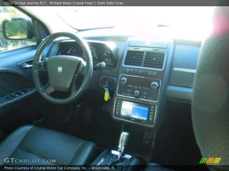 Brilliant Black Crystal Pearl / Dark Slate Gray 2010 Dodge Journey R/T