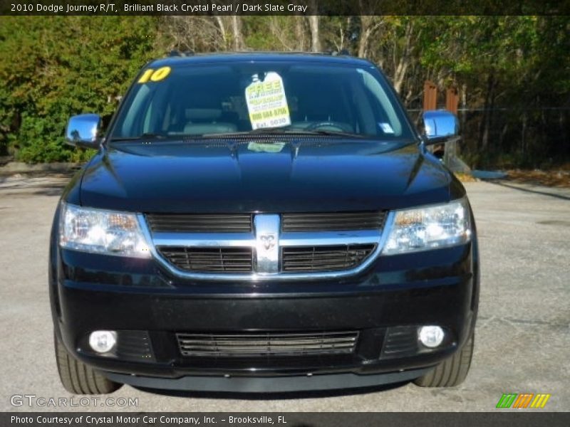 Brilliant Black Crystal Pearl / Dark Slate Gray 2010 Dodge Journey R/T