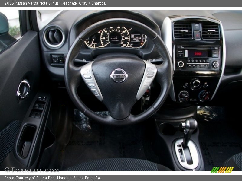 Magnetic Gray / Charcoal 2015 Nissan Versa Note S Plus