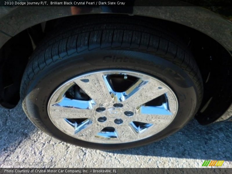 Brilliant Black Crystal Pearl / Dark Slate Gray 2010 Dodge Journey R/T